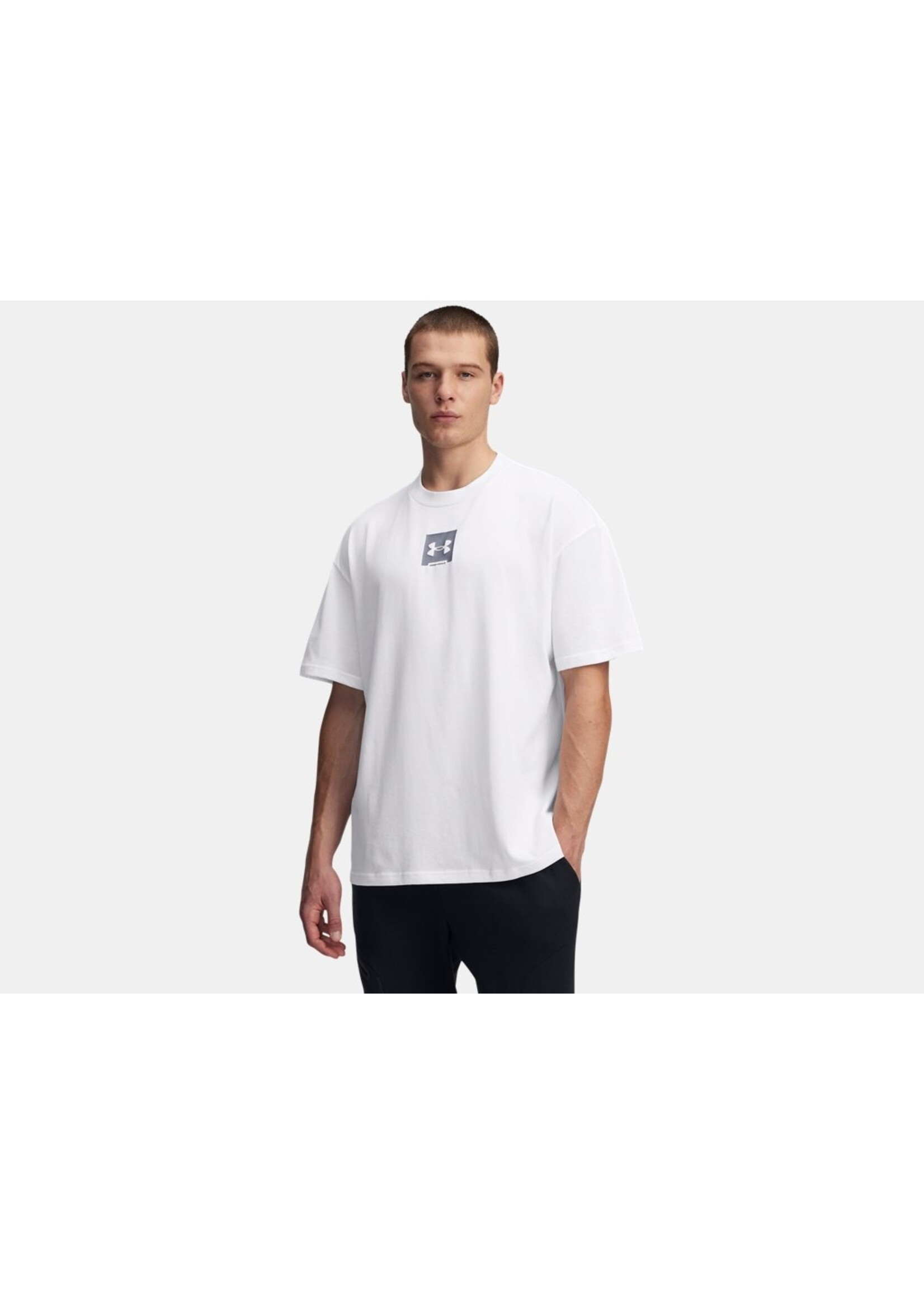 Under Armour Ua M Hw Os Sm Box Ss-Wht