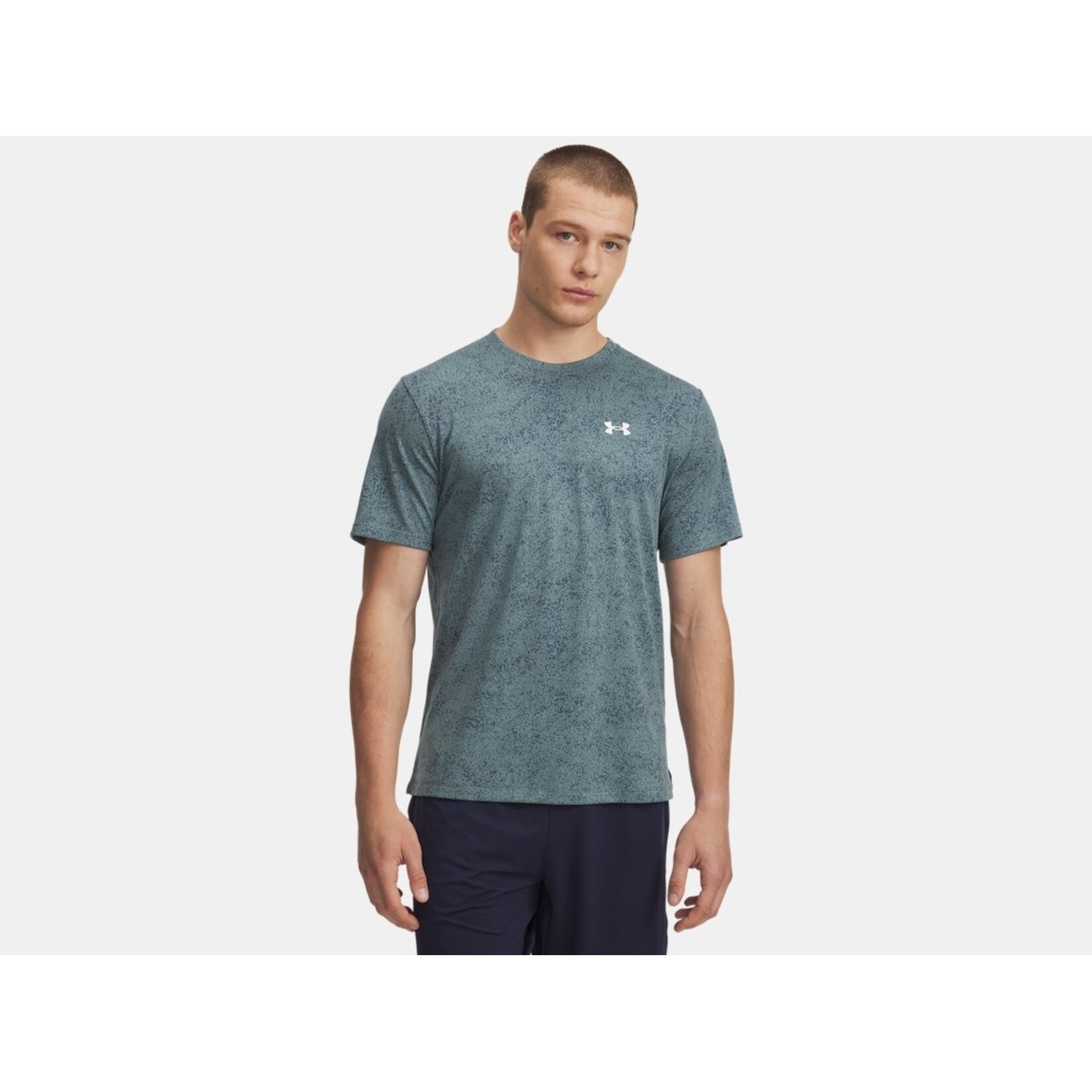 Under Armour Ua Tech Tee Pixelate-Blu 587