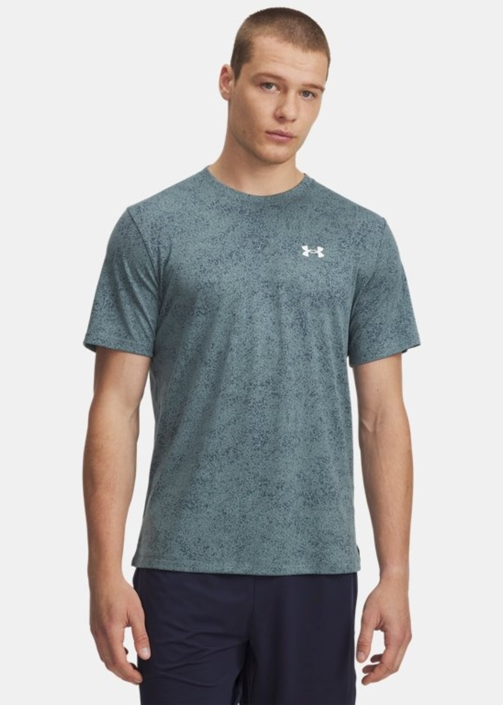 Under Armour Ua Tech Tee Pixelate-Blu 587