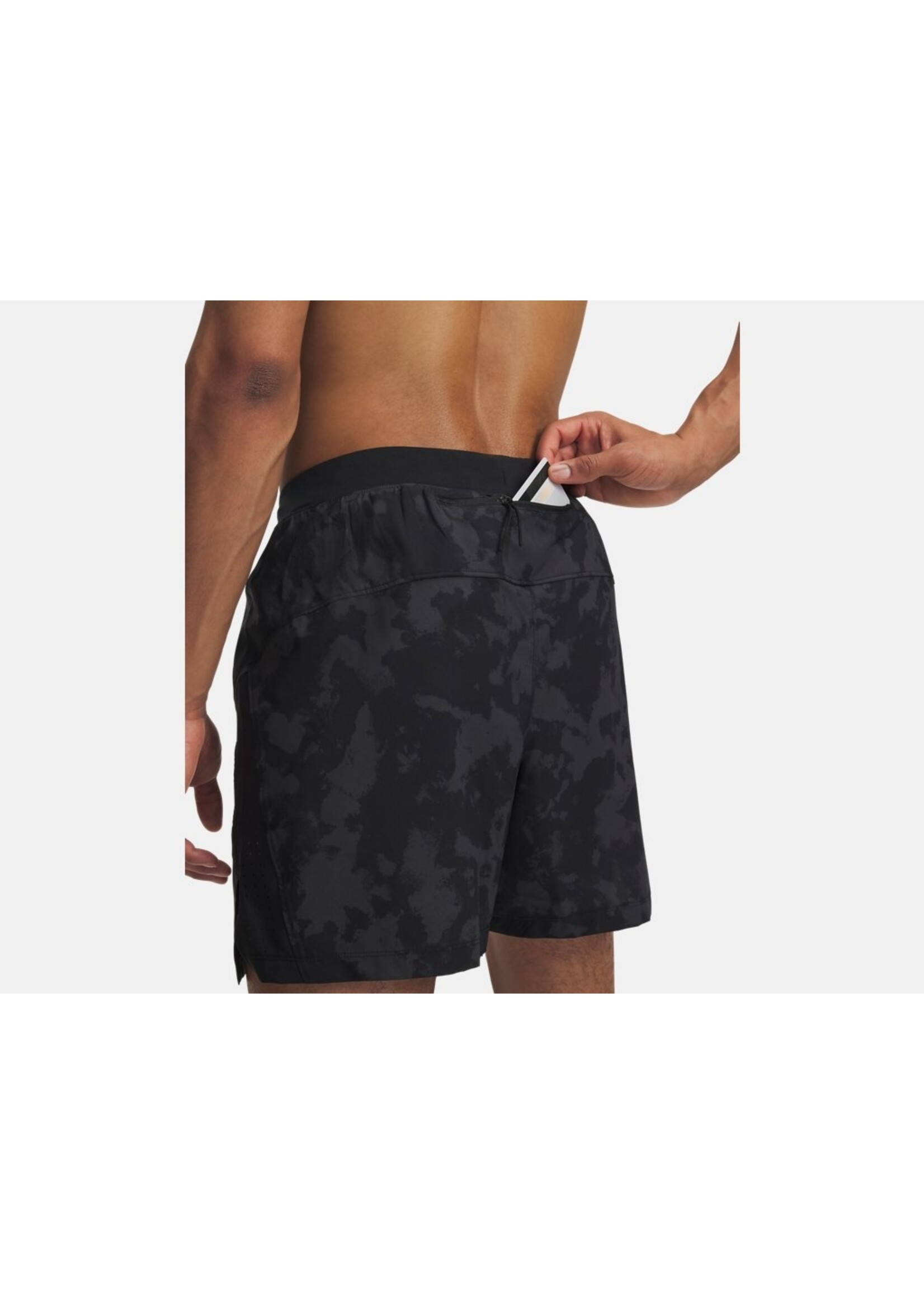 Under Armour Launch Pro 7" Prtd Short-Gry