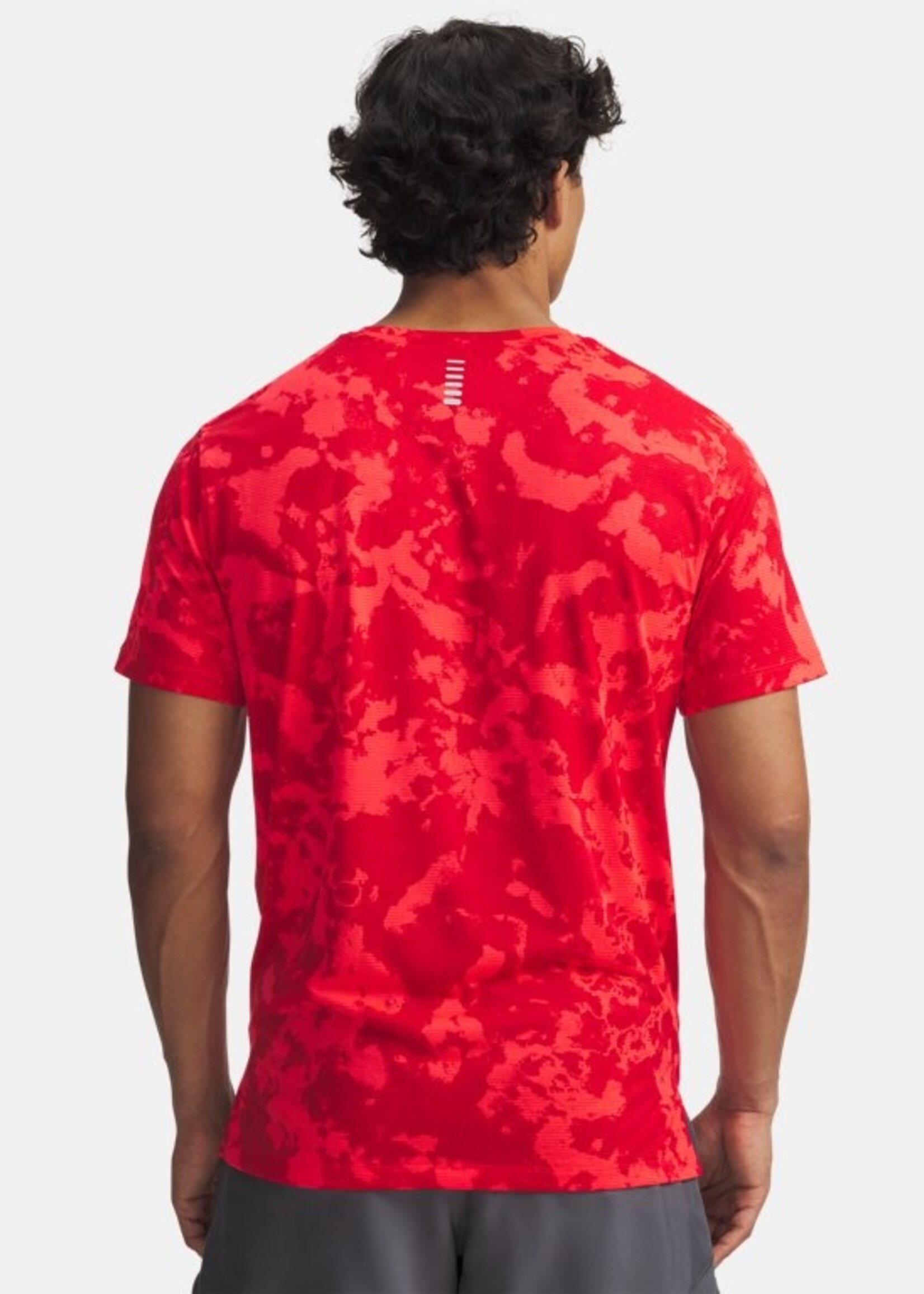 Under Armour Ua Launch Printed Ss-Red