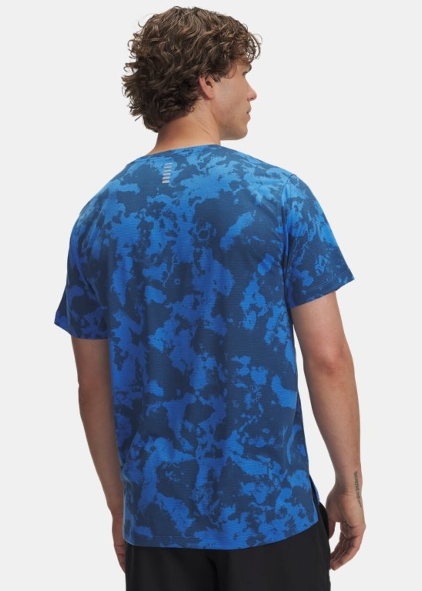 Under Armour Ua Launch Printed Ss-Blu