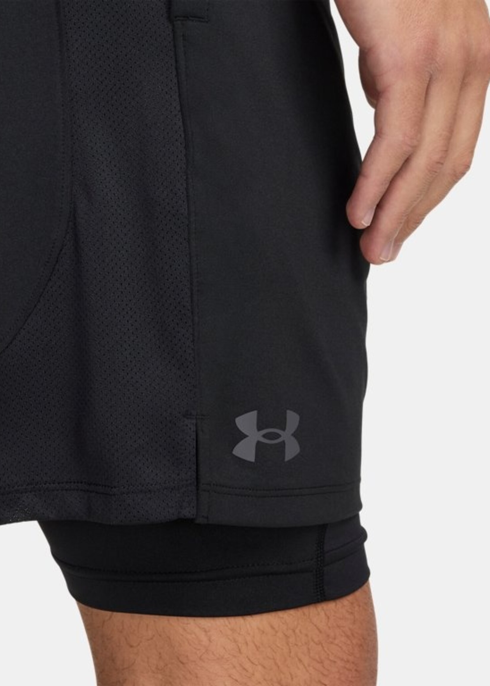 Under Armour Ua Tech Vent 2In1 Short-Blk