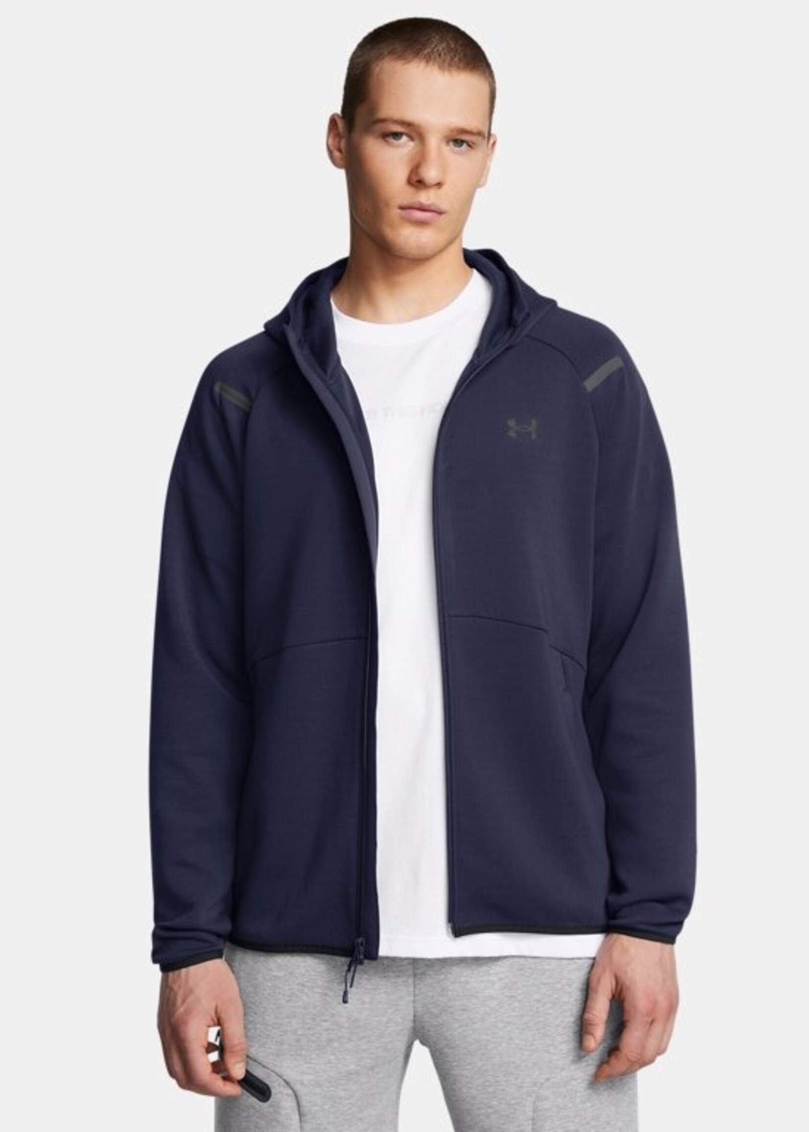 Under Armour Ua Unstoppable Flc Fz Hd Eu-Blu 410