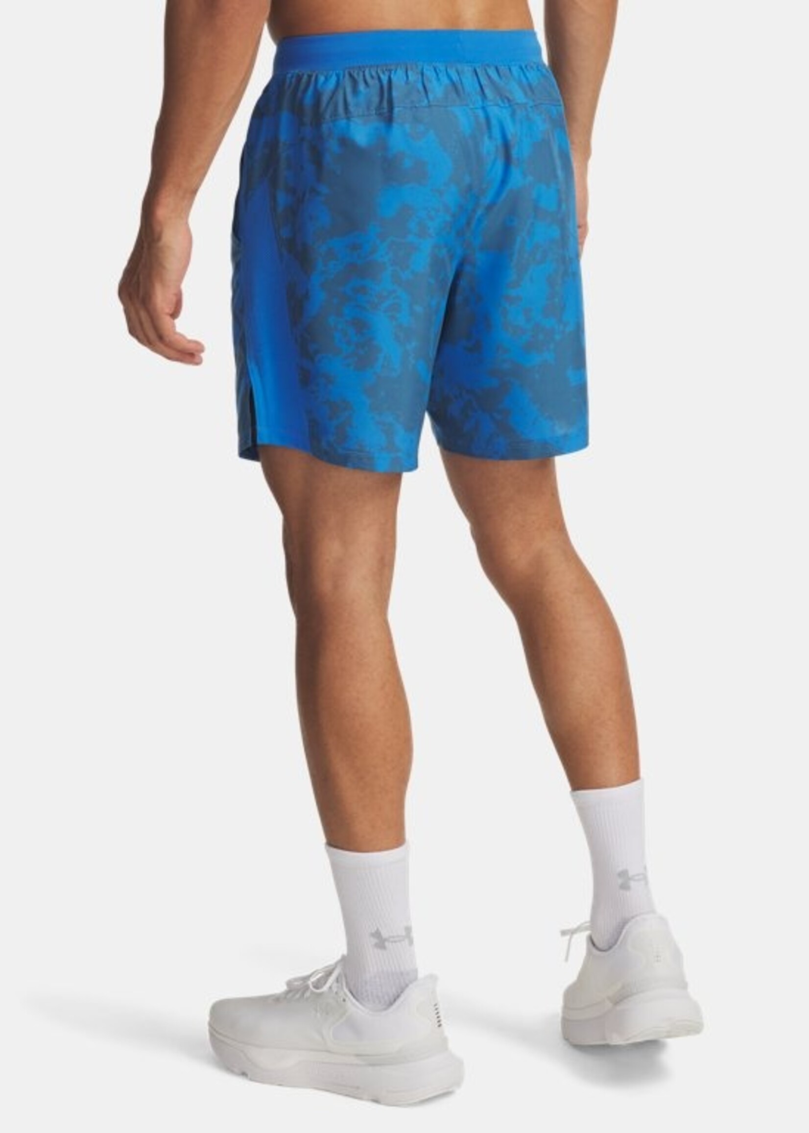 Under Armour Ua Launch 7'' Print Shorts-Blu 402