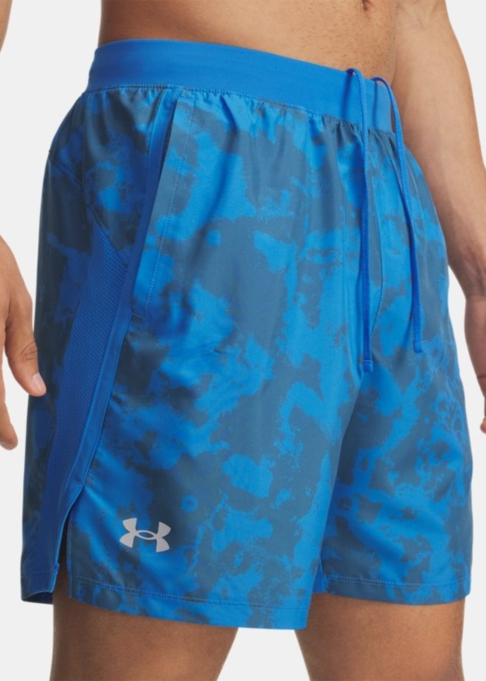 Under Armour Ua Launch 7'' Print Shorts-Blu 402
