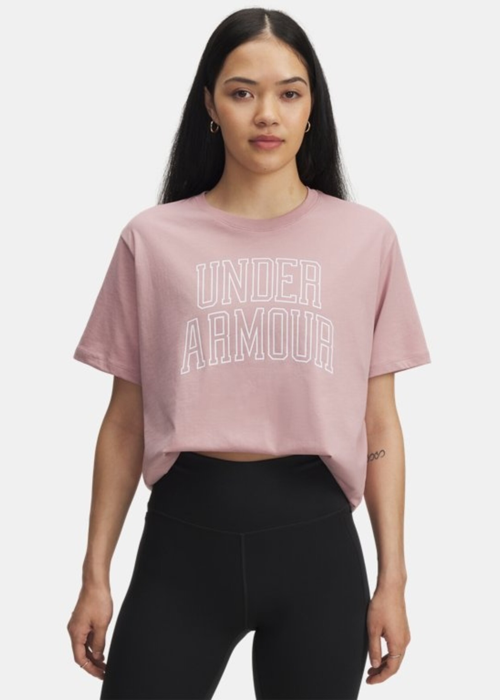 Under Armour Rival Os Campus Tee-Pnk