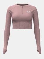 Under Armour Ua Hg Rib 1/4 Zip-Pnk