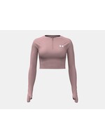 Under Armour Ua Hg Rib 1/4 Zip-Pnk