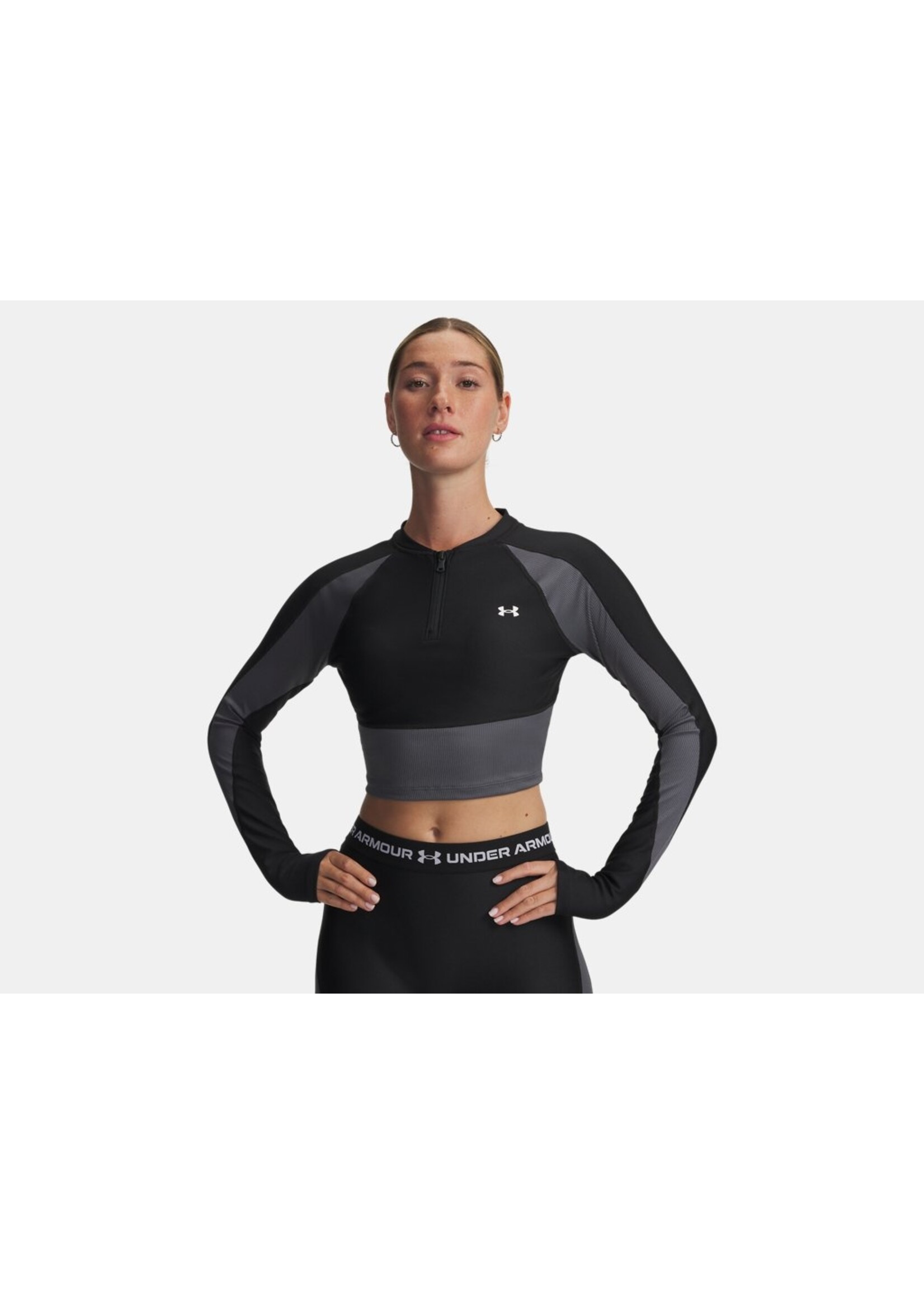 Under Armour Ua Hg Rib 1/4 Zip-Blk