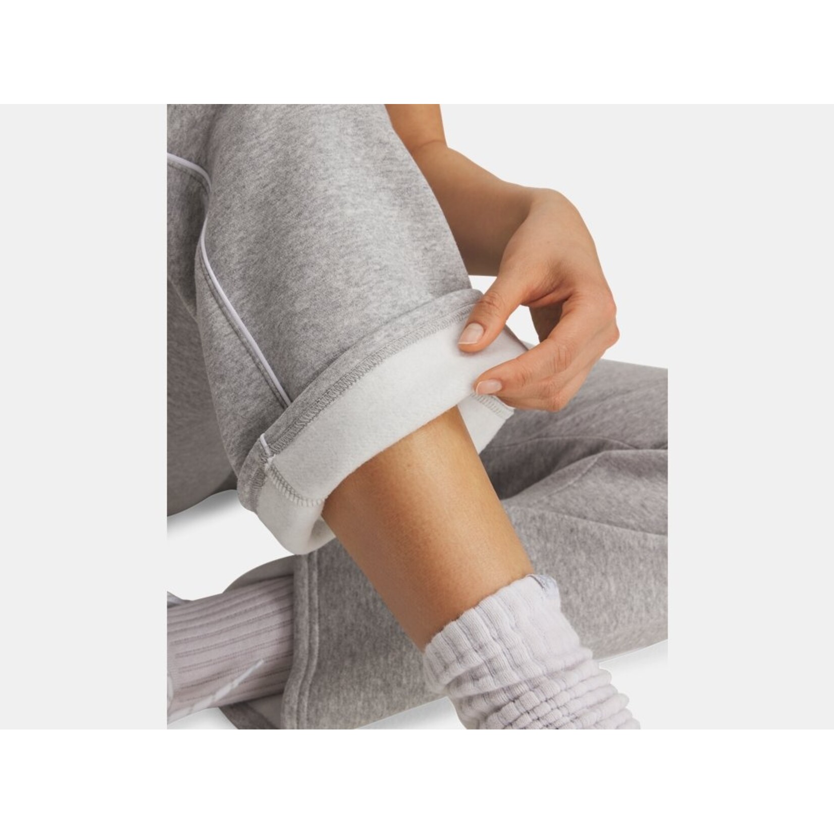 Under Armour Ua Rival Flc Piped Pant-Gry