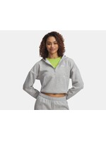 Under Armour Rival Flc Piped Hz Hoodie-Gry