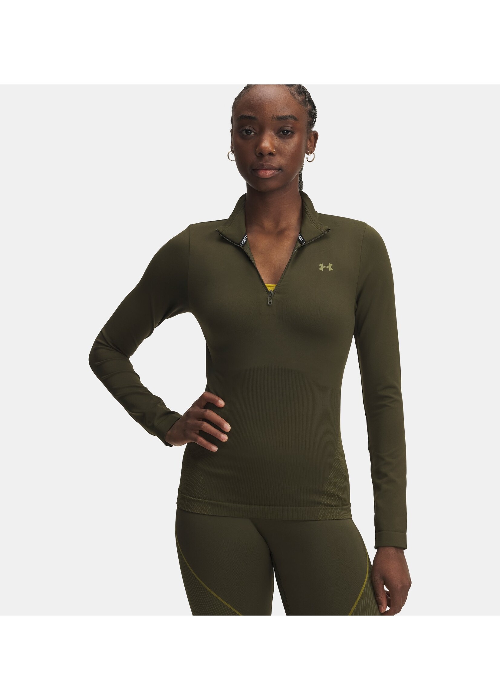 Under Armour Ua Vanish Seamless 1/4 Zip-Grn