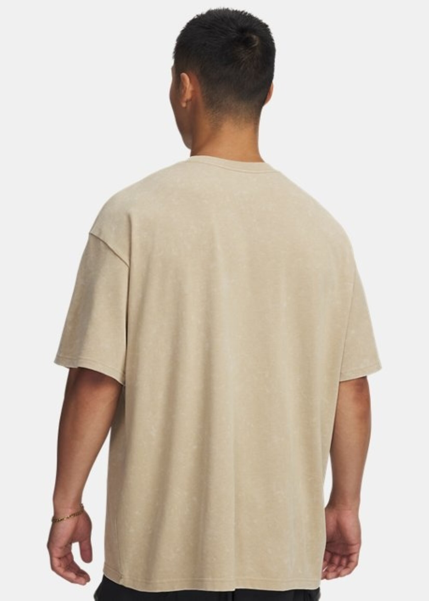 Under Armour Ua M Hw Os Logo Wash Ss-Brn