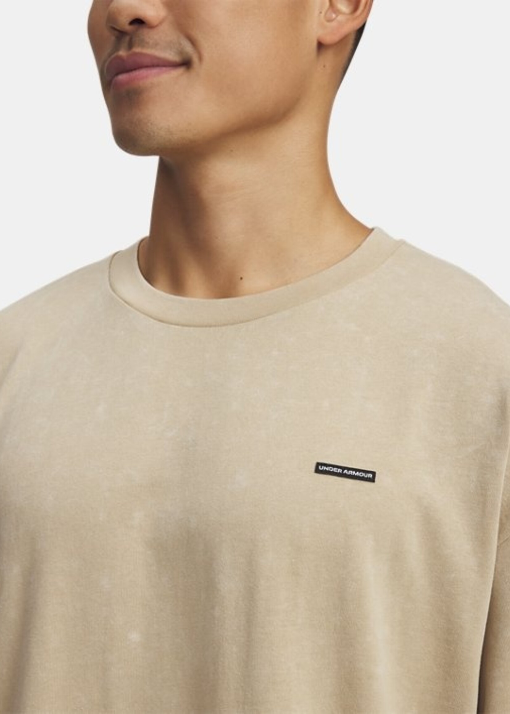 Under Armour Ua M Hw Os Logo Wash Ss-Brn