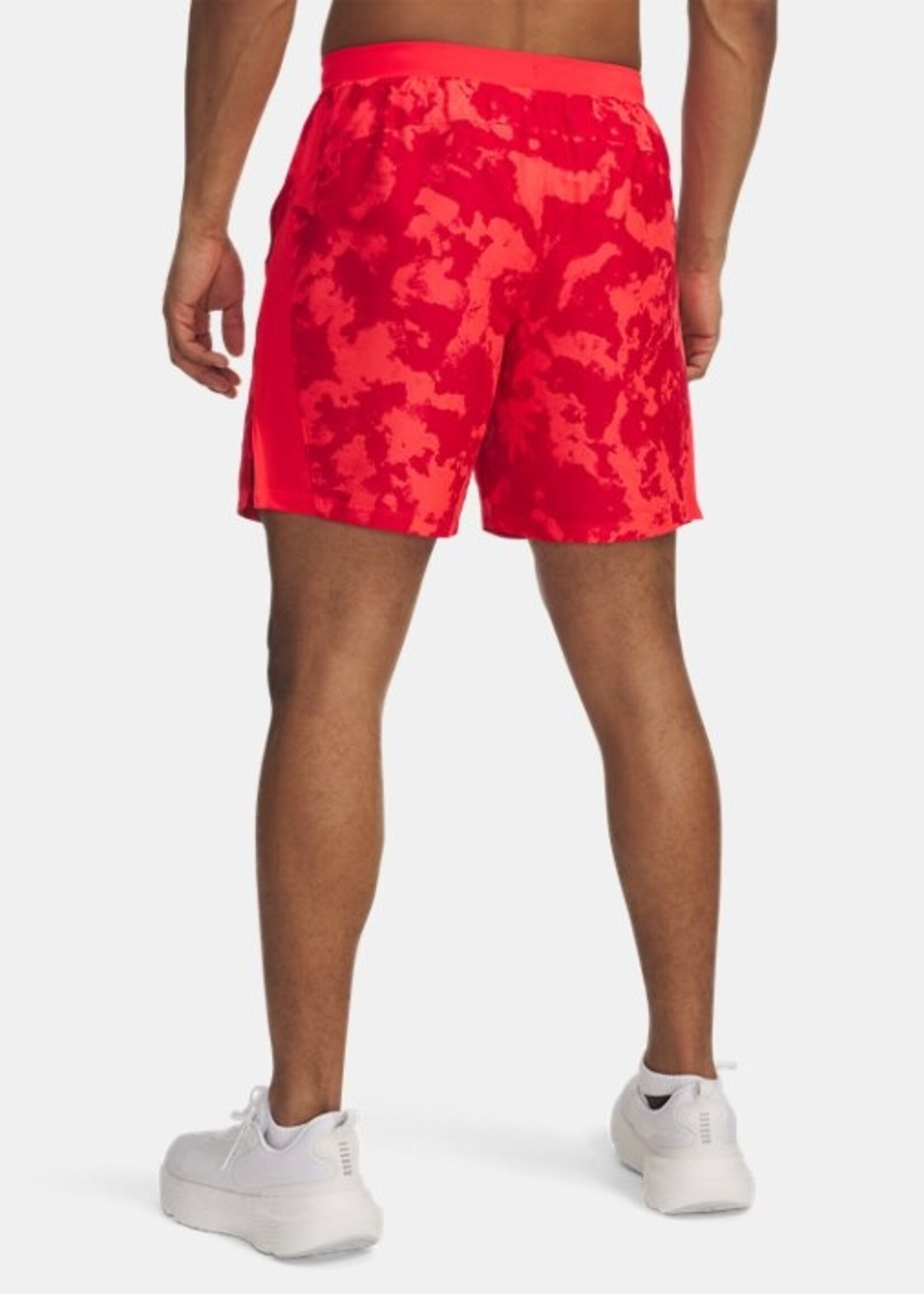 Under Armour Ua Launch 7'' Print Shorts-Red 713