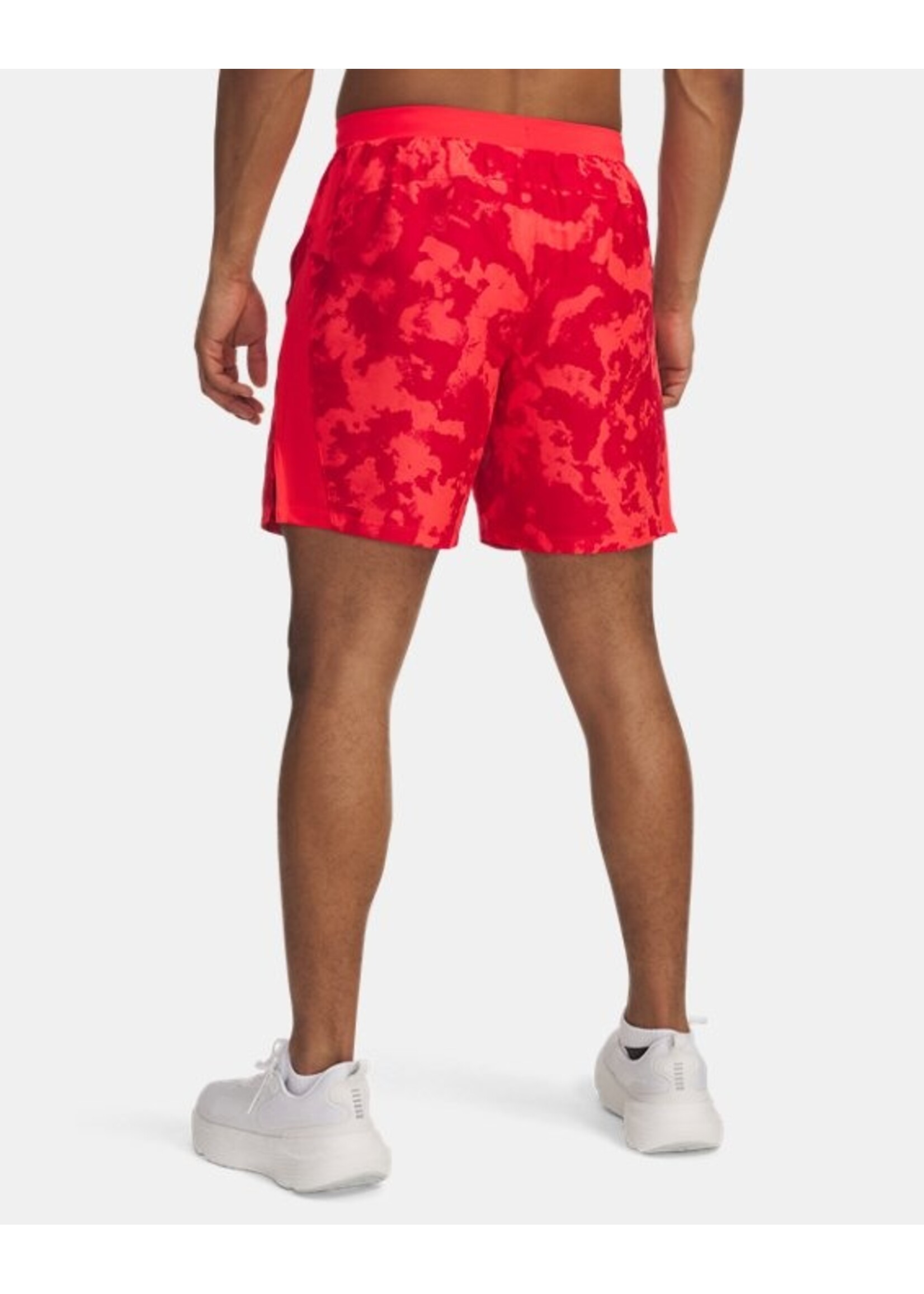 Under Armour Ua Launch 7'' Print Shorts-Red 713