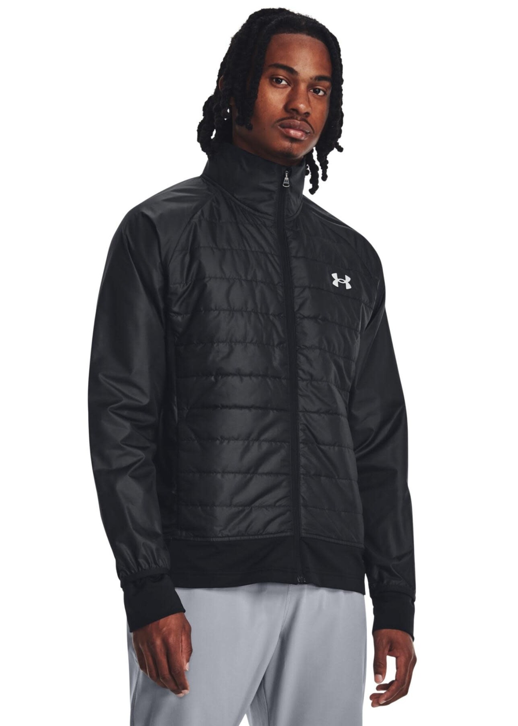 Under Armour Ua Storm Insulated Run Hybrid Jacket-Blk