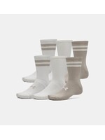 UA Essential Unisex 6-Pack Crew Socks-203