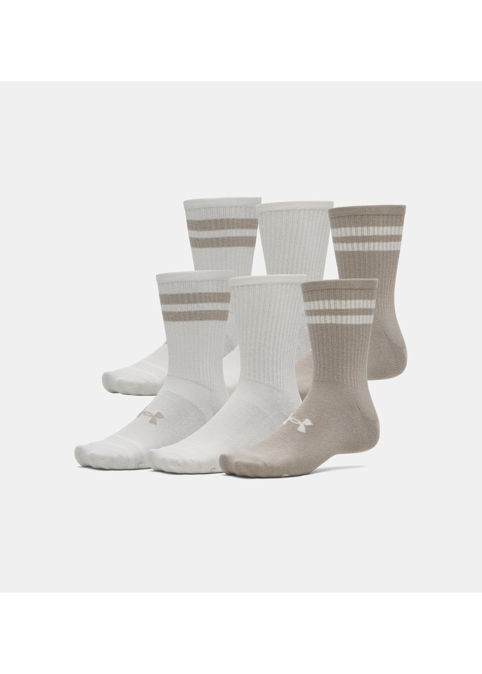 UA Essential Unisex 6-Pack Crew Socks-203