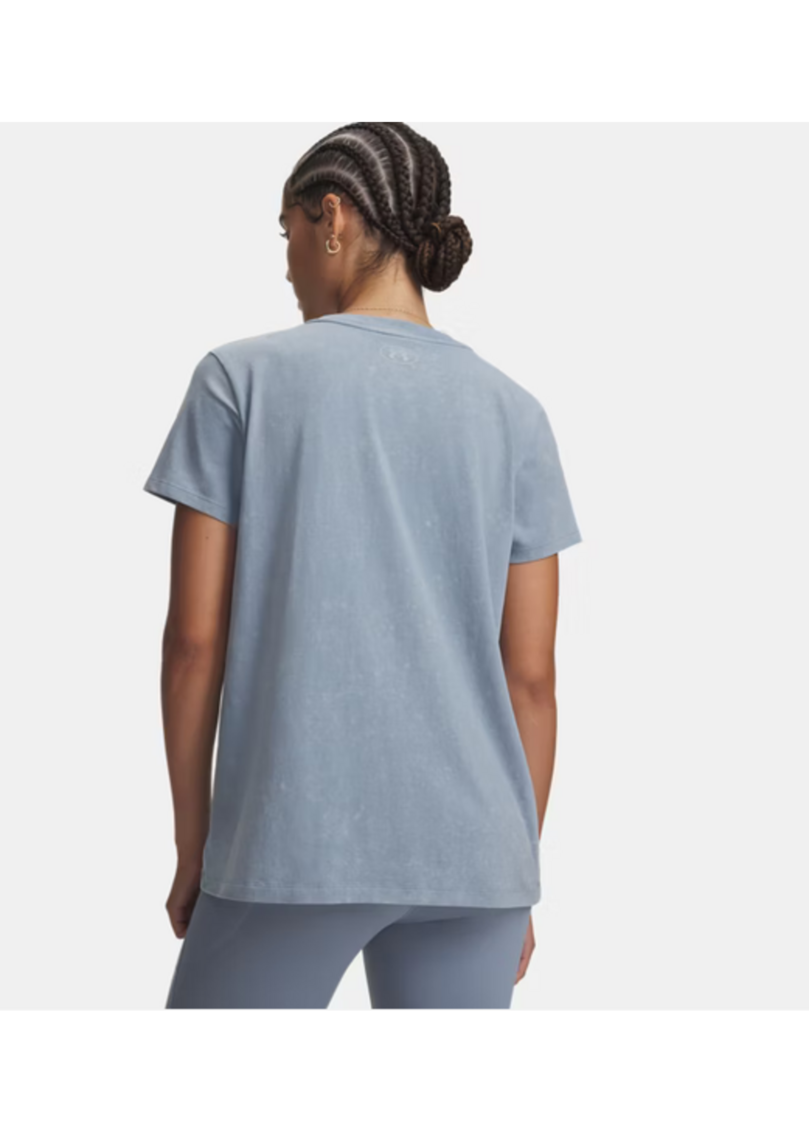 Under Armour Women's Short Sleeve UA Rival Cotton Wash-448