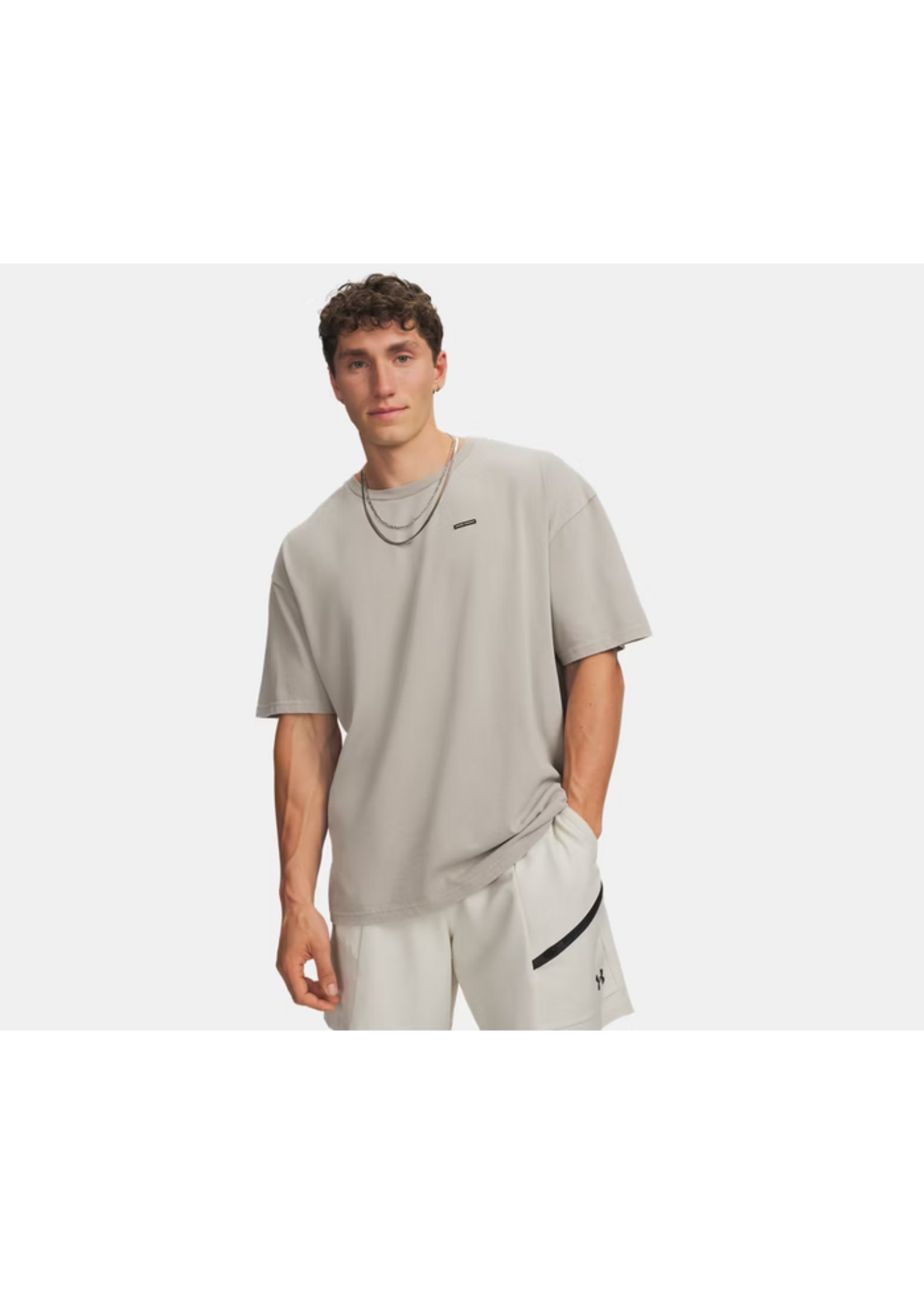 Under Armour Men's Oversized Short Sleeve UA Heavyweight Wash - 203
