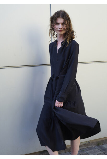 OUR LIEBLINGS SEIDENKLEID - SCHWARZ