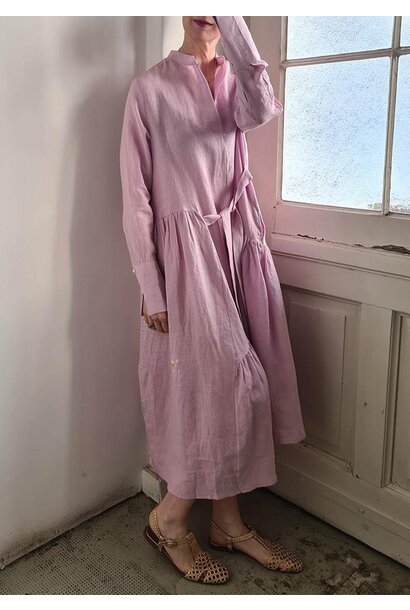 OUR LINEN FAVORITE DRESS - ROSE