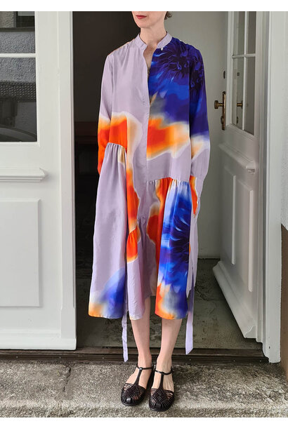 MY LIEBLINGS SEIDENKLEID - LAVENDEL ORANGE