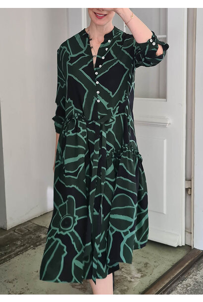 RIFFLE LIEBLINGS SEIDENKLEID - WALDGRÜN