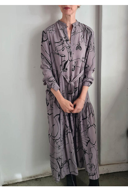 MY LIEBLINGS SEIDENKLEID - SILBERGRAU