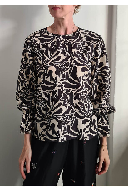 NEW CUFFS SILK TOP - ORNAMENT RETRO