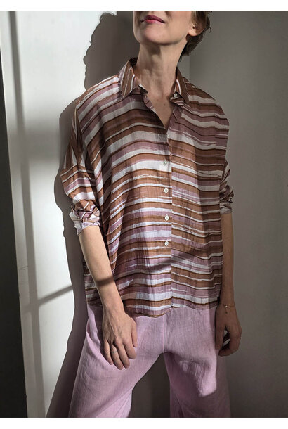 MY SEIDENBLUSE  - WAVES NUDE