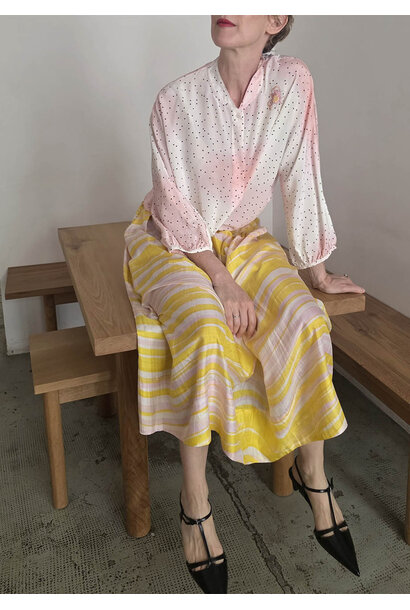 NEXT SILK BLOUSE - DOTS BLUSH