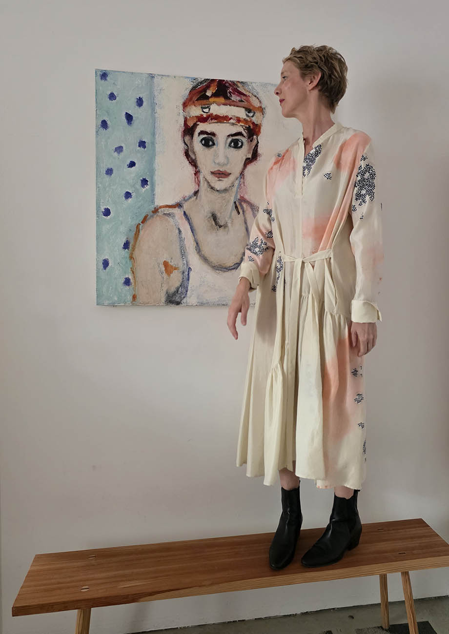 OUR FAVORITE SILK DRESS - VINTAGE WHITE-2