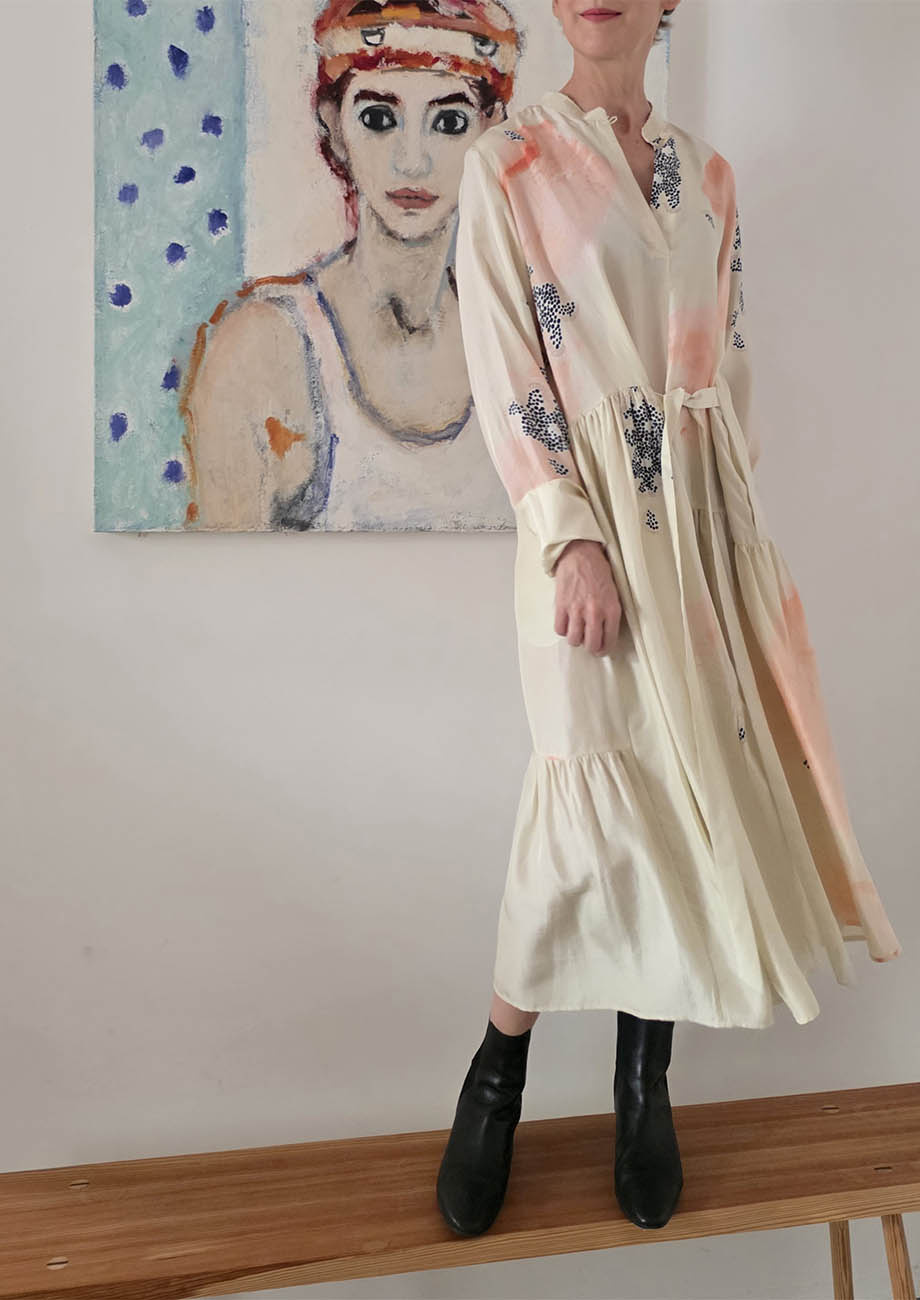 OUR FAVORITE SILK DRESS - VINTAGE WHITE-3