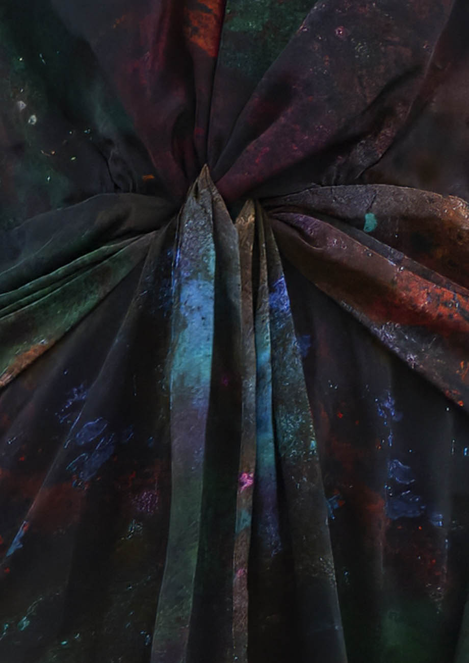 KNOT SEIDENKLEID - STONE NIGHT-9