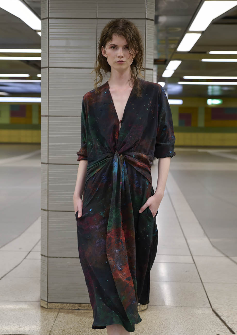 KNOT SEIDENKLEID - STONE NIGHT-2