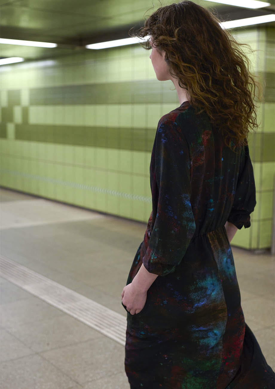 KNOT SEIDENKLEID - STONE NIGHT-4