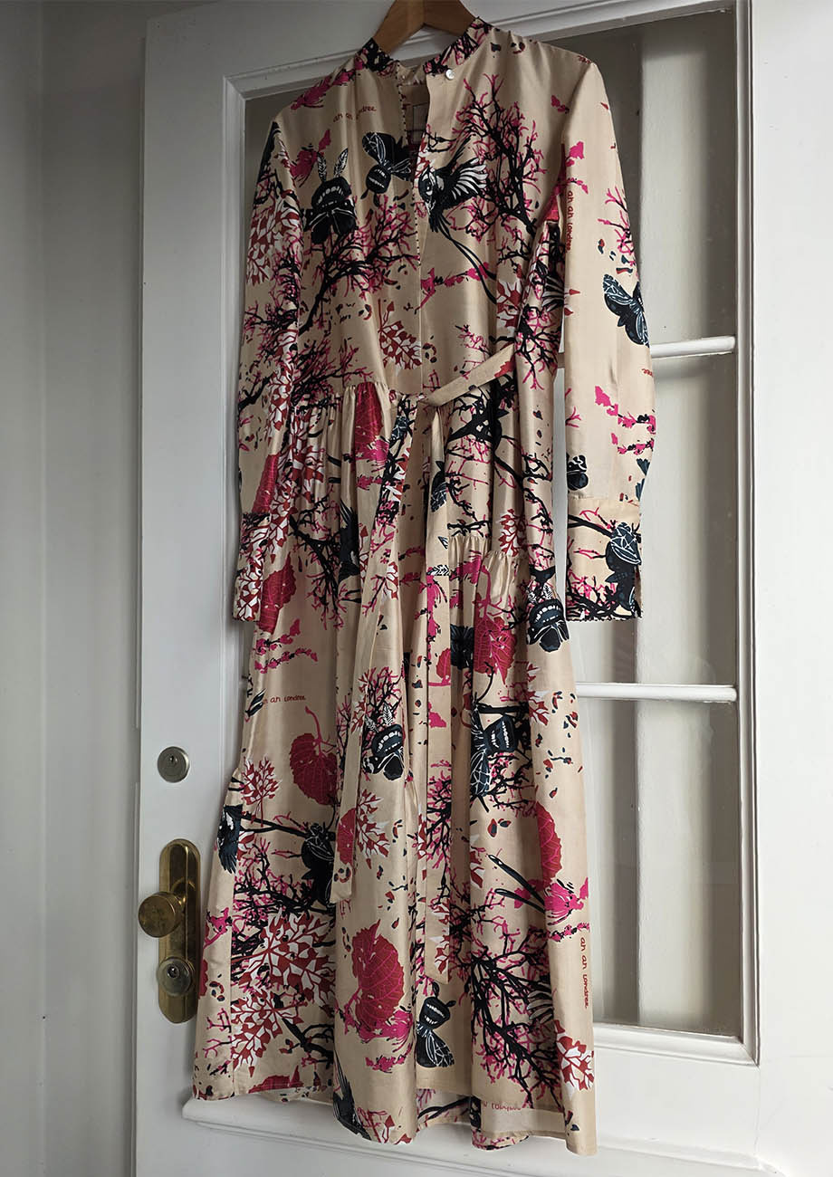 MY FAVORITE SILK DRESS - BRANCHES CHAMPAGNER-1