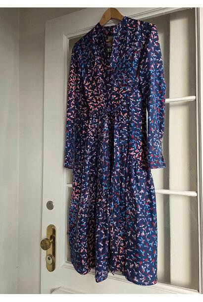MY LIEBLINGS SEIDENKLEID - BIENEN NAVY