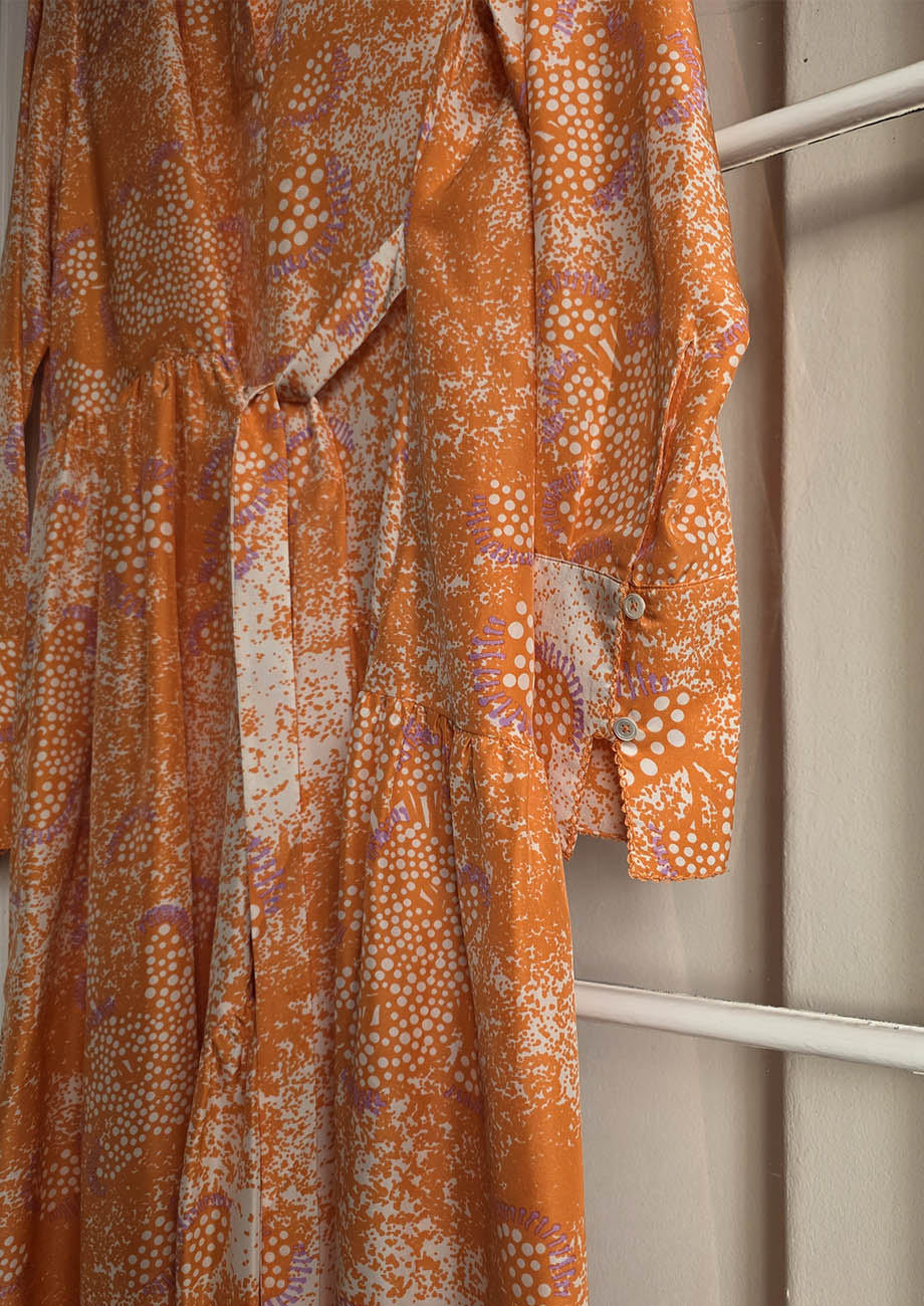 MY FAVORITE SILK DRESS - CORAL-2
