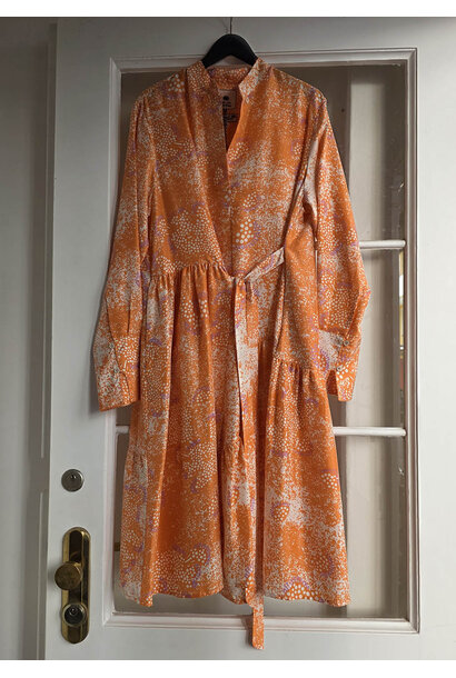 MY FAVORITE SILK DRESS - CORAL