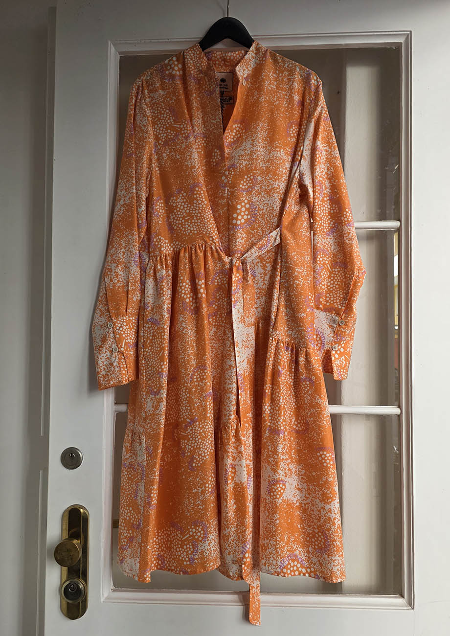 MY FAVORITE SILK DRESS - CORAL-1