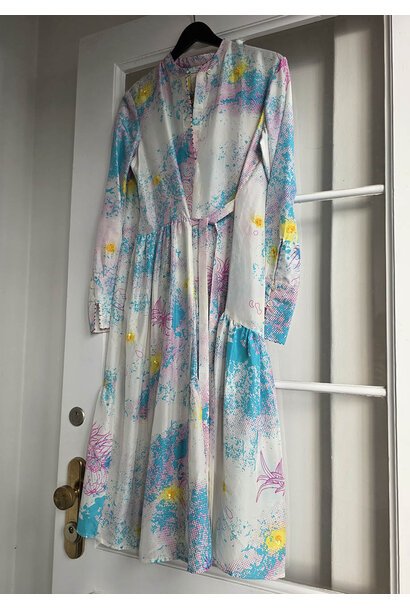 MY FAVORITE SILK DRESS - MINT YELLOW