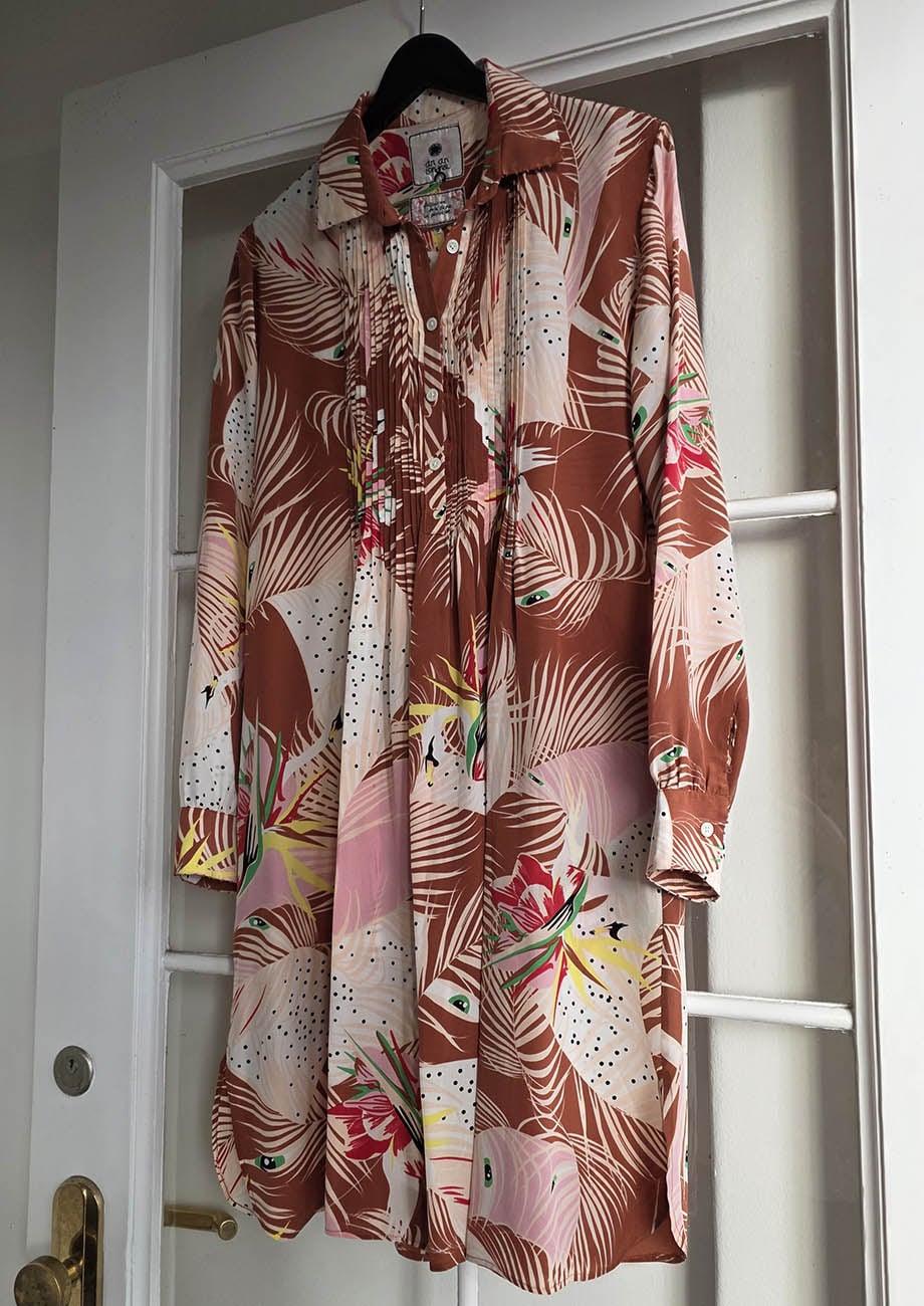 MIO SILK DRESS – CINNAMON-1