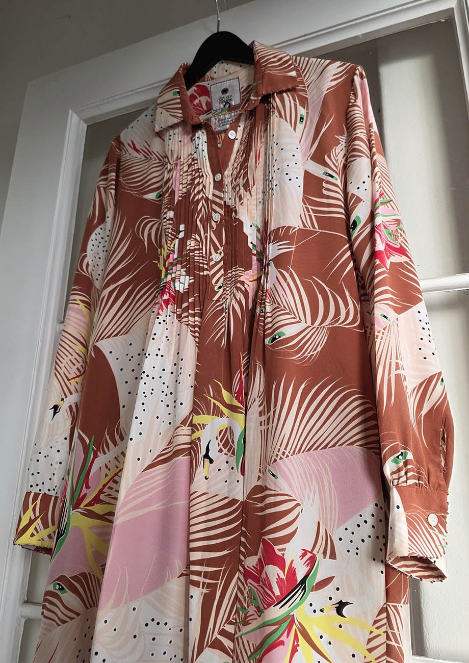 MIO SILK DRESS – CINNAMON-2