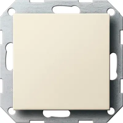Gira Blindabdeckung mit Tragring System 55 creme glänzend (026801)