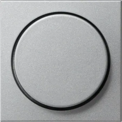 Gira Dimmer bedienaufsatz Drehdimmer System 55 aluminium matt (065026)