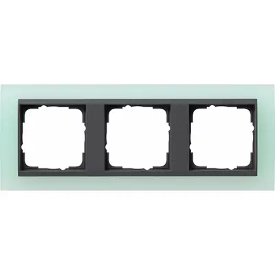 Gira Abdeckrahmen 3-fach Event Opak mint mat/anthrazit matt (021385)